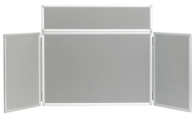 Display Stand 3 Nyloop Fabric 923 (W) x 223 (H) mm Grey