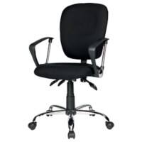 Realspace Office Chair Synchro Tilt Fabric Fixed Armrest Height-adjustable Seat Black 110 kg Atlas
