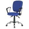 Realspace Synchro Tilt Ergonomic Office Chair with Armrest and Adjustable Seat Atlas Blue