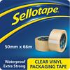 Sellotape Vinyl Packaging Tape 50mm x 66m Transparent