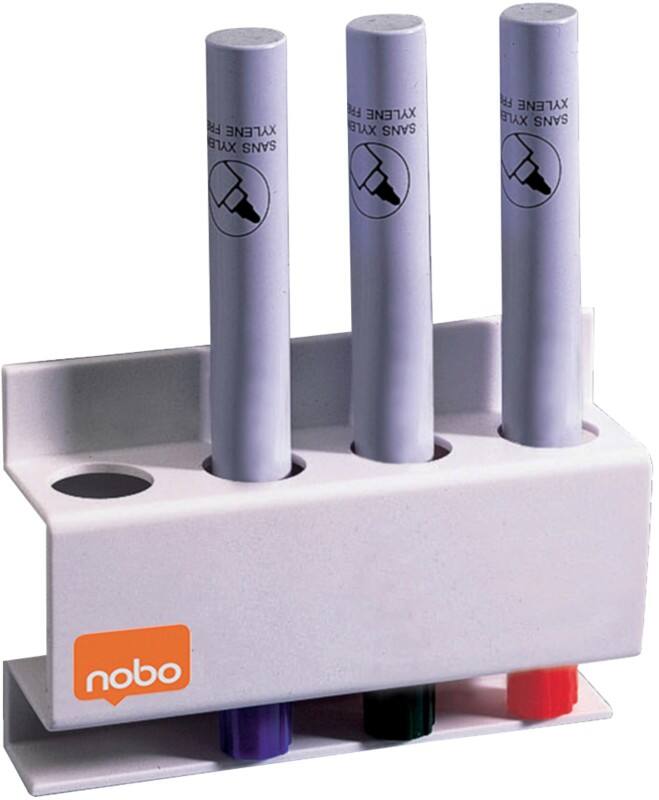 Nobo Pen Holder Magnetic 12 x 8 cm White