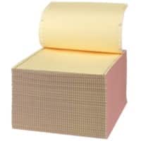 Computer Listing Paper Perforated 53 gsm Assorted 700 Sheets