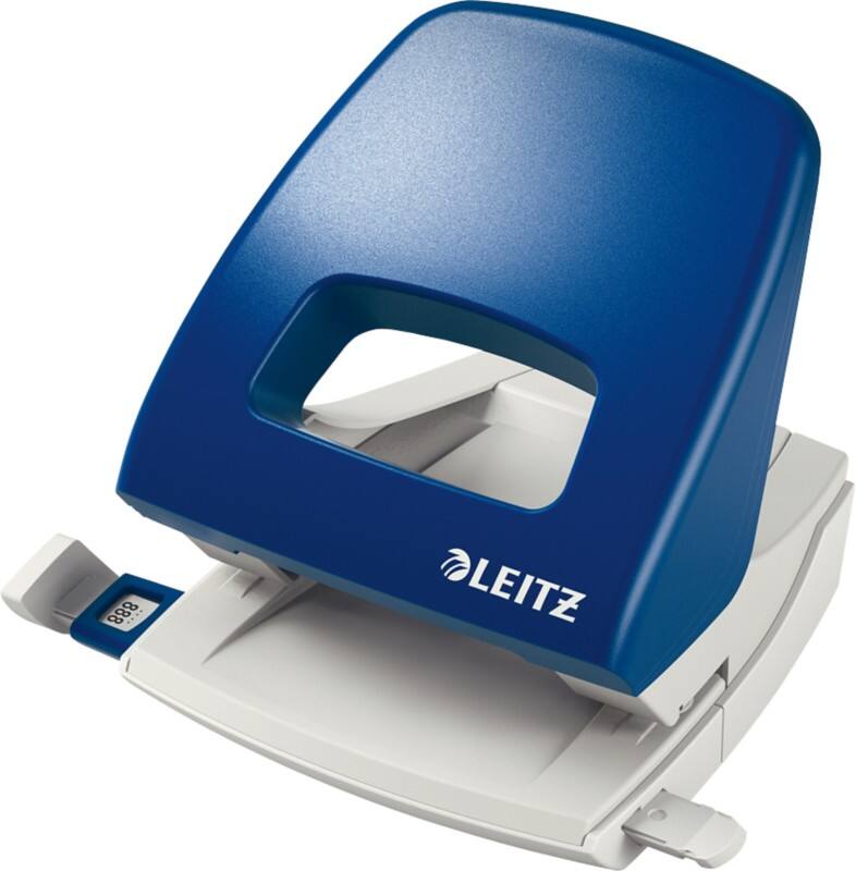 Leitz NeXXt Metal, Plastic Hole Punch 50050035 Blue