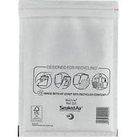 Mail Lite Mailing Bag D/1 White Plain 200 (W) x 270 (H) mm Peel and Seal 79 gsm Pack of 100