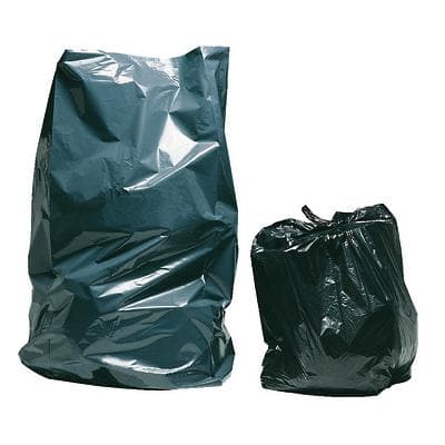 Bin Bags 70 L Black PE (Polyethylene) 70 Microns Pack of 200