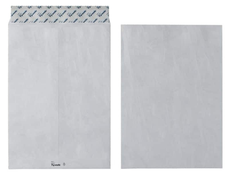 Tyvek C4 Pocket Envelopes 229 x 324 mm Peel and Seal Plain 54 gsm White Pack of 100