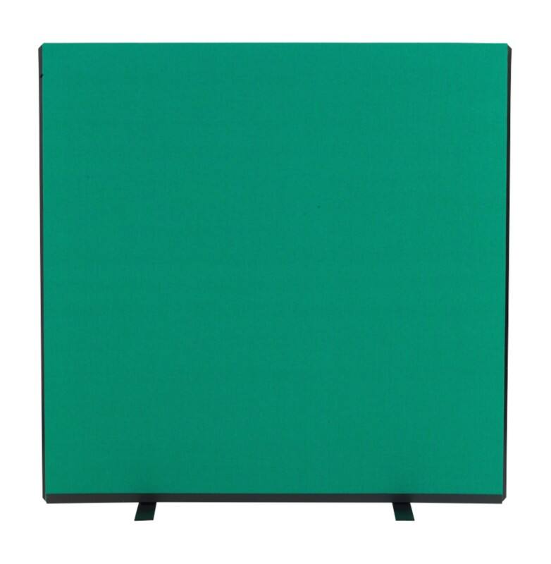 Freestanding Screen Fabric Wrapped 1200 x 1200 mm Green