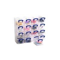 Really Useful Box Storage Box 0.3 L Transparent 37.5 x 12.5 x 31 cm