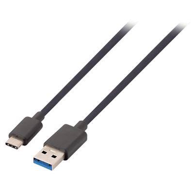 Valueline USB Cable C Male-A Male Black 1 m