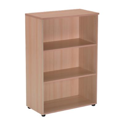 Realspace Bookcase with 2 Shelves 800 x 350 x 1200 mm Beech