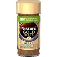 Nescafé Gold Blend Rich & Smooth Decaffeinated Instant Coffee Jar 200 g