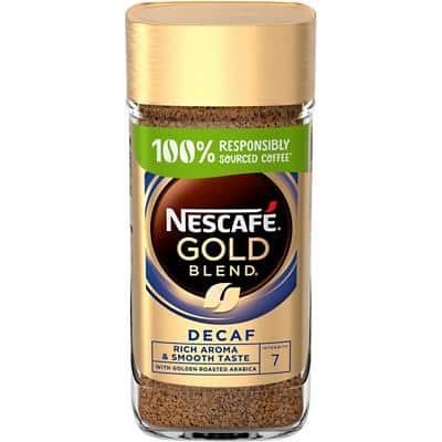 Nescafé Gold Blend Rich & Smooth Decaffeinated Instant Coffee Jar 200 g