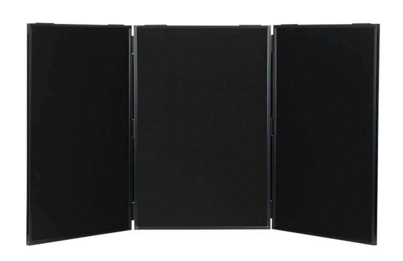 Display Stand 3 Nyloop Fabric 610 (W) x 915 (H) mm Black Lightweight