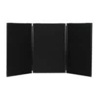 Freestanding Display Stand Nyloop Fabric Lightweight 610 x 915mm Black