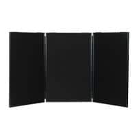 Freestanding Display Stand Nyloop Fabric Lightweight 610 x 915mm Black
