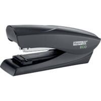 Rapid Fashion Eco Flat Clinch Stapler 24812701 Half Strip Black 25 Sheets 24/6, 26/6 Metal, Plastic