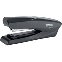 Rapid Fashion Eco Flat Clinch Stapler 24812301 Full Strip Black 25 Sheets 24/6, 26/6 Metal, Plastic