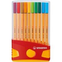 STABILO point 88 ColorParade Fineliner Pen 0.4 mm Assorted Pack of 20