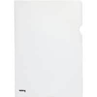 Viking Cut Back Folder A5 Transparent Polypropylene 120 Microns Pack of 25