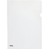 Viking Premium Cut Flush Folder A4 Transparent PP (Polypropylene) 120 microns Pack of 100