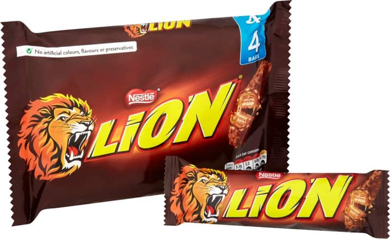 Nestlé Lion Chocolate Bar 42 g Pack of 4
