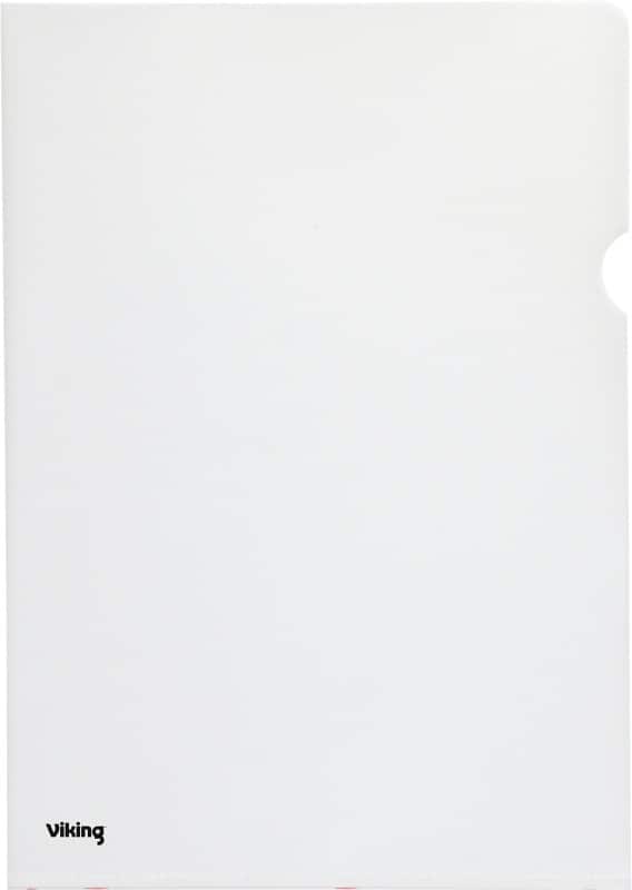 Viking Deluxe Stark Cut Flush Folder A4 Transparent PP (Polypropylene) 145 microns Pack of 25