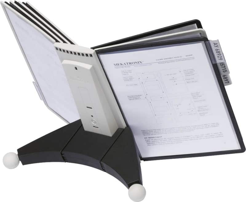 DURABLE Sherpa Display Panel System 10 Panels A4 Plastic Black