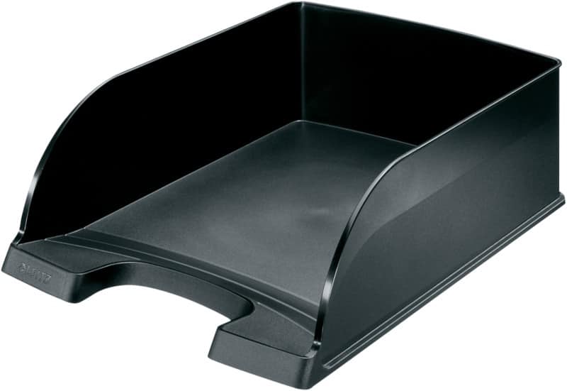 Leitz Plus Letter Tray 5233 Jumbo A4 Black 25.5 x 35.7 x 10.3 cm