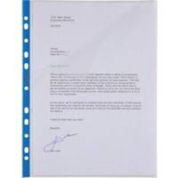 Office Depot Punched Pockets A4 Matt Transparent 110 Microns PP (Polypropylene) Top Opening 11 Holes Pack of 25
