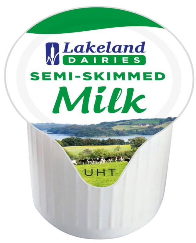 Lakeland dairies semi-skimmed milk 1. 5 % 12ml pack of 120