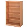 Dams International Bookcase with 3 Shelves Deluxe 1020 x 550 x 1600 mm Beech