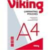 Viking Laminating Pouch A4 Glossy 75 microns (2 x 75) Transparent Pack of 25