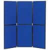 Display Stand Double Deck Blue 610 x 915 mm