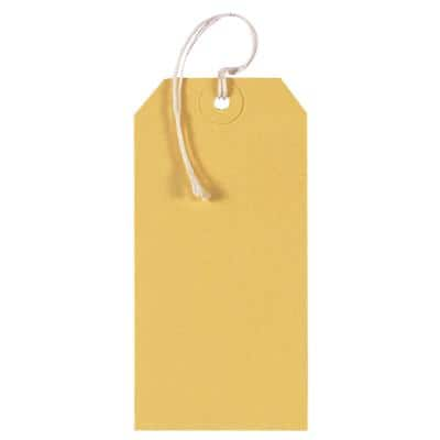 Tags Yellow 6 x 12 cm Pack of 250