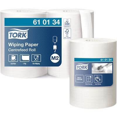 Tork Wiping Paper M2 1 Ply 2 Rolls