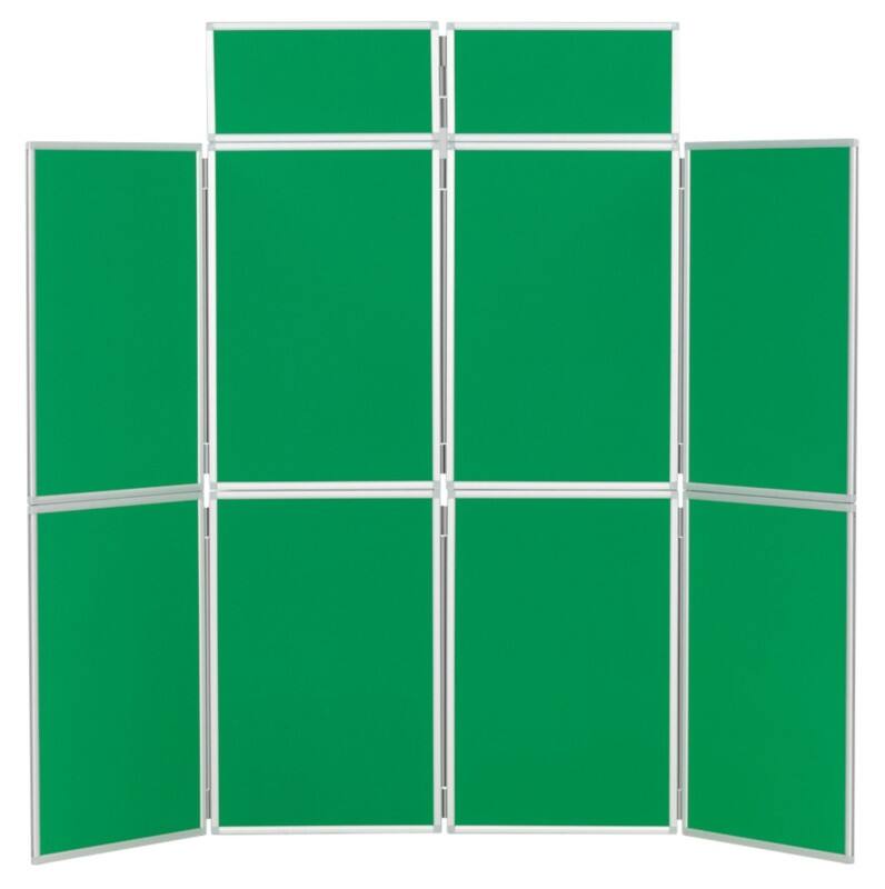 Display Stand 8 Nyloop Fabric 619 (W) x 316 (H) mm Green Foldaway