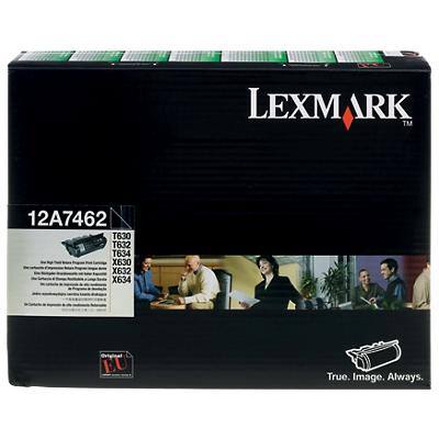 Lexmark Original Toner Cartridge 12A7462 Black