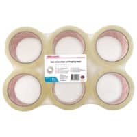 Office Depot Packaging Tape 48 mm x 66 m Transparent Pack of 6