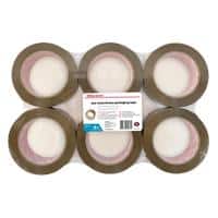 Office Depot Industrial Low Noise Packaging Tape 48 mm x 100 m Brown Pack of 6