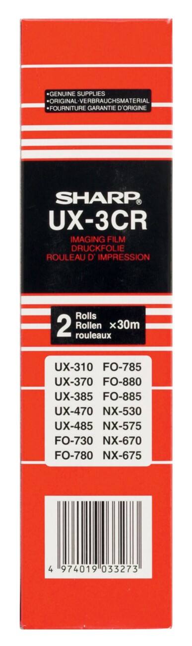 Sharp UX3CR Black Thermal Transfer Ribbon | Viking Direct UK