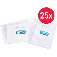 OXFORD Punched Pockets A3 Smooth Transparent 120 microns PP (Polypropylene) Top 11 Holes Pack of 25