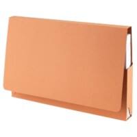 Guildhall Document Wallet PW2-ORGZ Folio Manila Landscape 35.5 (W) x 23 (H) cm Orange Pack of 50