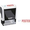 Tordat Printy 4912 Posted Self-Inking Stamp 46 x16mm Blue, Red