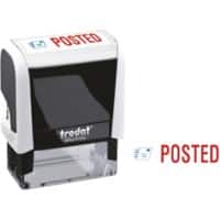 Tordat Printy 4912 Posted Self-Inking Stamp 46 x16mm Blue, Red