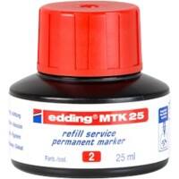 edding Permanent Marker Refill MTK25 Red 25 ml