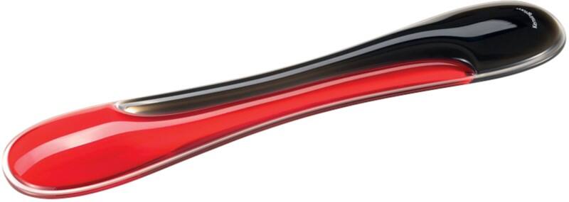 Kensington Duo Gel Wrist Rest Wave Black, Red