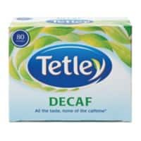 Tetley Decaffeinated Tea Black Tea 3.35 g Pack of 80