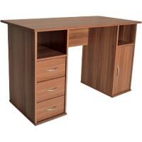 Alphason Desk Melamine Walnut 1 Speed Setting 1,200 x 600 x 740 mm