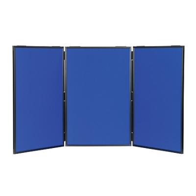Freestanding Display Stand Nyloop Fabric Lightweight 610 x 915 mm Blue