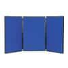 Freestanding Display Stand Nyloop Fabric Lightweight 610 x 915 mm Blue